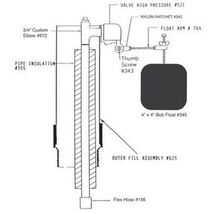 MiraFount Four Lid Livestock Watering Tank Spare Parts