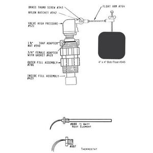 E-Fount Two-Lid Livestock Waterer Spare Parts