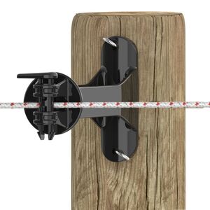 5" HD Wood Post Pinlock Offset Insulator