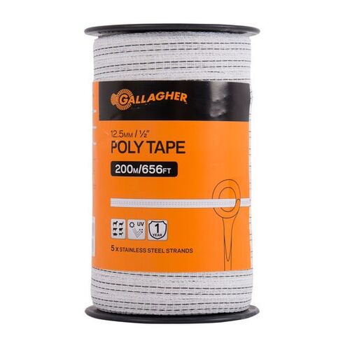 G623 12.5mm Poly Tape, Front Facing 