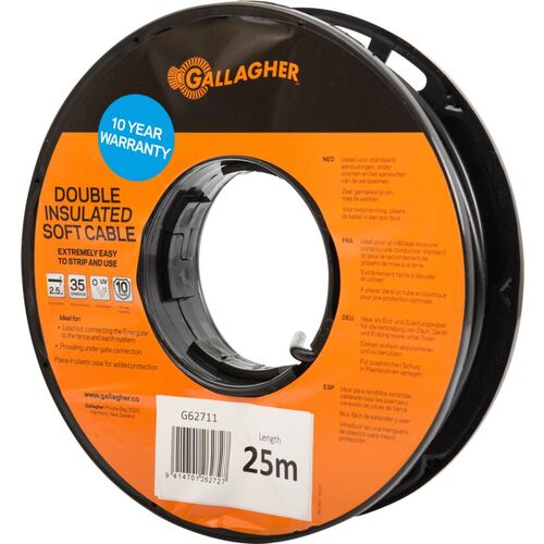 G627 2.5mm Double Insulated Soft Cable, 30 deg