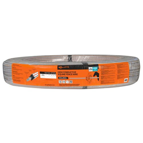 G91204 High Conductive Equine Fence Wire 250m White Edited