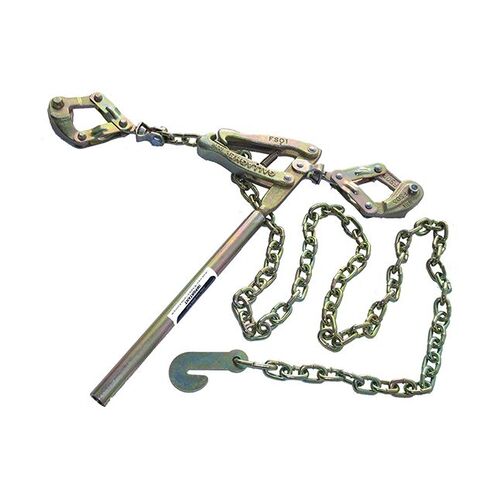 SG52 HD Chain Strainer, long chain and hook, Front Facing