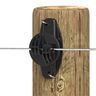G673 Wood Post Claw Insulator On Post, 30 Deg